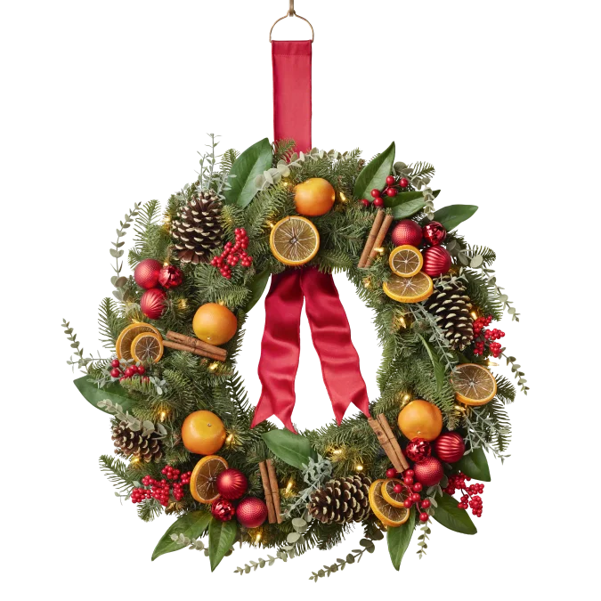 26" Citrus Spice Wreath